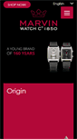 Mobile Screenshot of marvinwatches.com